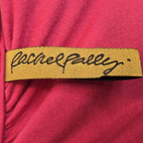 RACHEL PALLY Nita Maxi Dress Pink Small Halter Cutout Ruched Resort Boho Goddess - Picture 7 of 9